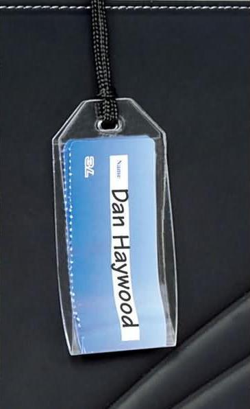Produktbild Tarifold Selbstlaminierende Anhänger 3L 11110 Transparent Polypropylen 165 mm x 40 mm (4 Stück)