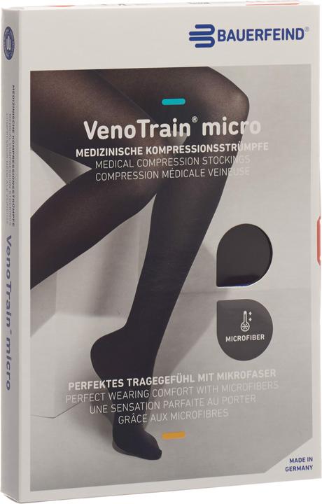 Produktbild Veno Train MICRO A-D KKL2 S normal/short offene Fussspitze schwarz (S)