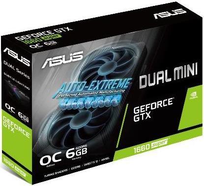 Actual product image ASUS GeForce DUAL GTX 1660S O6G MINI (6 GB)