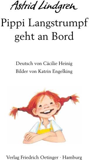Produktbild Pippi Langstrumpf geht an Bord (Deutsch, Astrid Lindgren, Katrin Engelking, 2007)