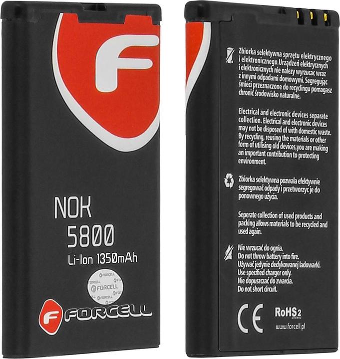 Actual product image Forcell Nokia BL-5J 1450 mAh Battery