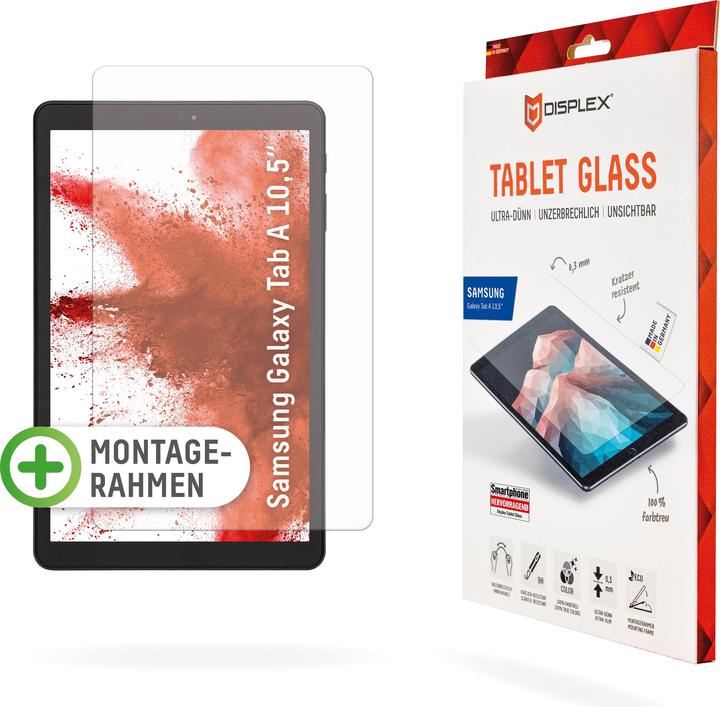 Image du produit Displex Tablet Glass, Tablet Schutzglas (1 pièce(s), Galaxy Tab A 10.5)