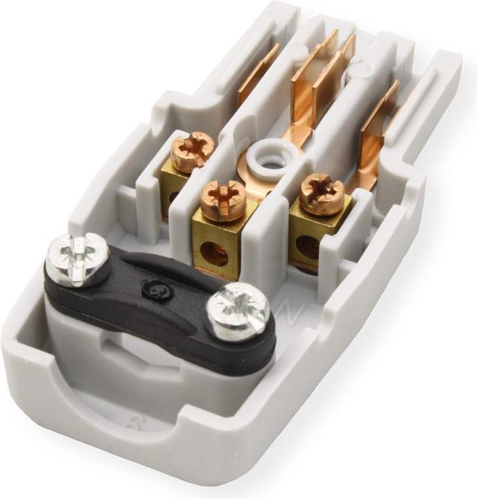 Actual product image Bachmann 916.970 Electrical Mains Plug C15 Grey