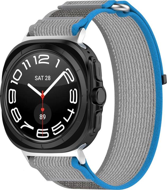 Produktbild Techsuit - Watchband (W054) - Samsung Galaxy Watch Ultra 47mm - Blue / Gray (Metall, Nylon)