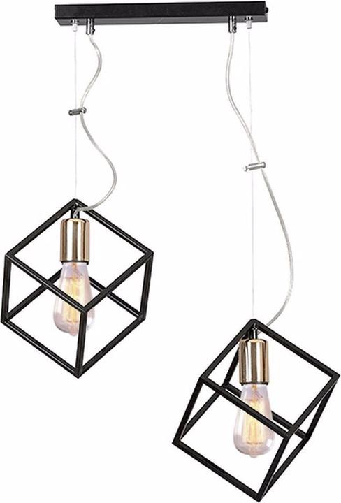 Produktbild famlights Julie aus Metall in Schwarz 2 x E27 max.60W (E27)