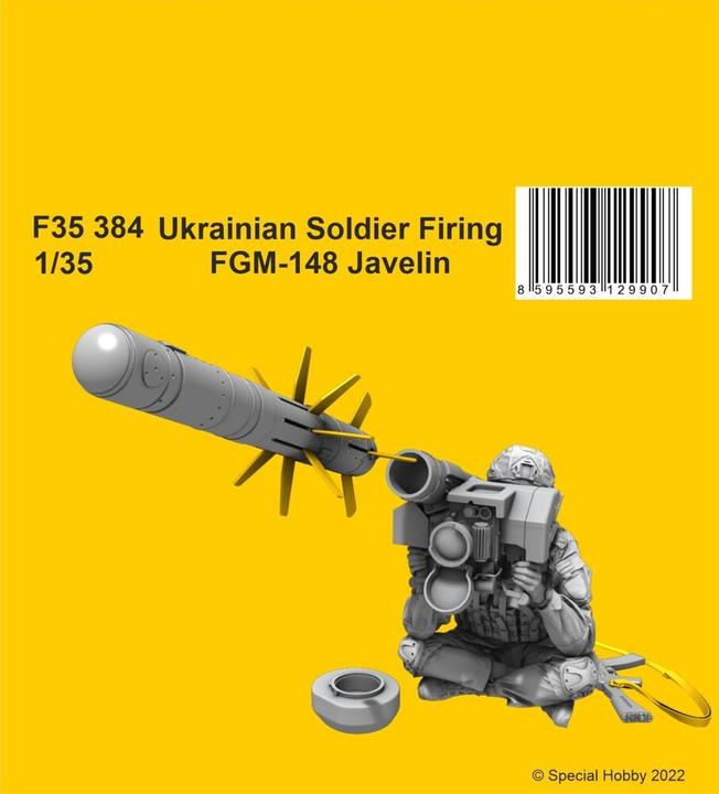 Immagine prodotto CMK Soldato ucraino che spara con un giavellotto FGM-148