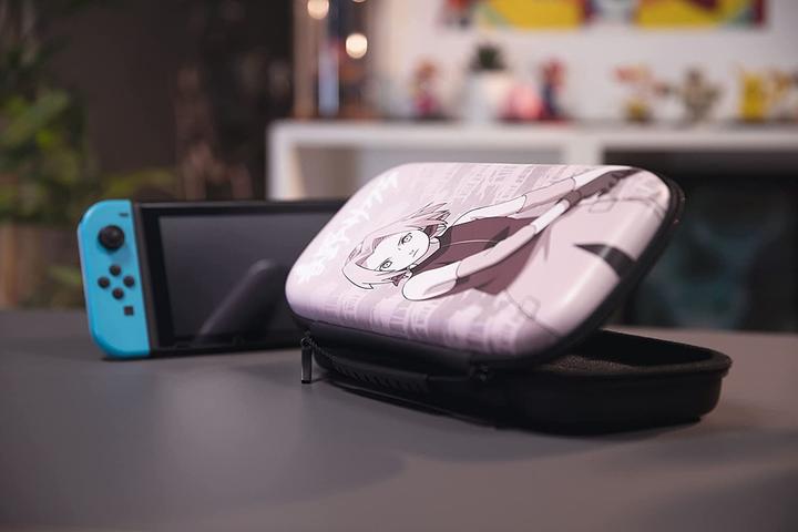 Actual product image Konix Naruto Pro Carry Case Sakura (Switch, Switch Lite, Switch OLED)