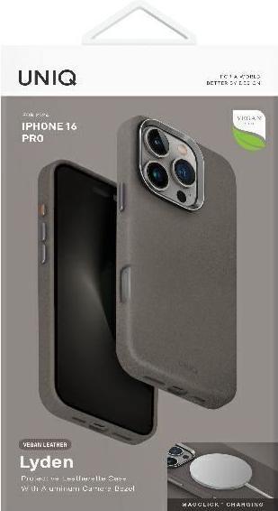 Immagine prodotto Uniq custodia Lyden iPhone 16 Pro 6.3" Magclick Charging szary/grigio selce (Apple iPhone 16 Pro)