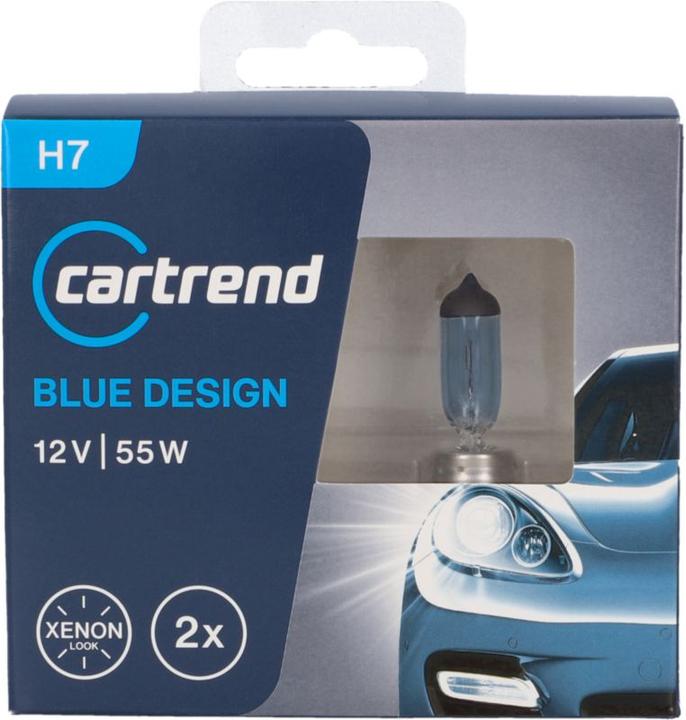 Actual product image Cartrend Xenon Blue Design (H7)