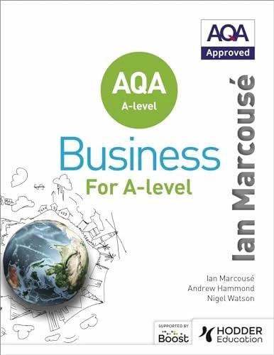 Produktbild AQA Business for A Level (Marcouse) (Englisch, Andrew Hammond, Nigel Watson, Ian Marcouse, 2015)