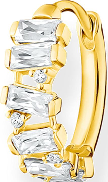 Thomas Sabo Creole weisse Steine gold (925er Silber, Zirkonia)