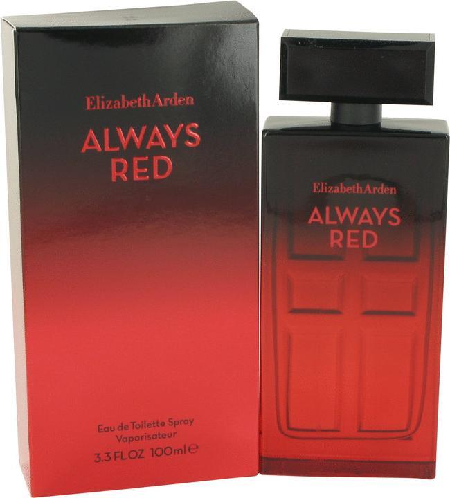 Actual product image Elizabeth Arden Always Red EDT spray 100ml (Eau de toilette, 100 ml)