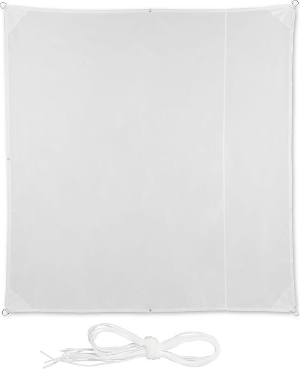 Actual product image Relaxdays White Square Awning (400 x 400 x 0.5 cm)