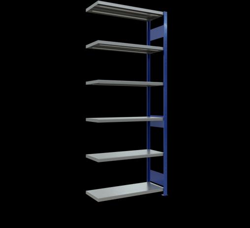 Stecksystem Anbauregal MULTIplus250 mit Längenriegel