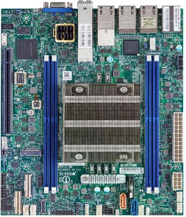 Produktbild Supermicro Server Geh 1U 2xSFF SATA/PCIe SYS-110D-4C-FRAN8TP