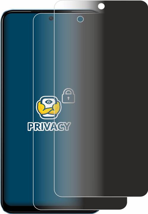 Actual product image BROTECT Anti-spy privacy film Blue light protection film (2 Piece, Xiaomi Redmi Note 12S)