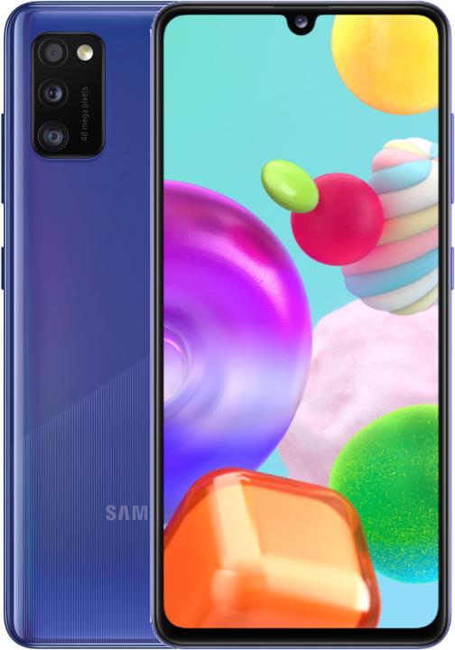 Produktbild Samsung Galaxy A41 (64 GB, Blue, 6.10", Dual SIM, 48 Mpx, 4G)