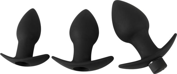Actual product image Black Velvets Butt plug set