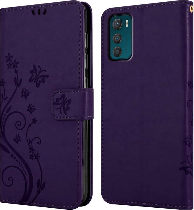 Actual product image Cadorabo Case for Motorola MOTO G42 Flower Book (Motorola Moto G42)