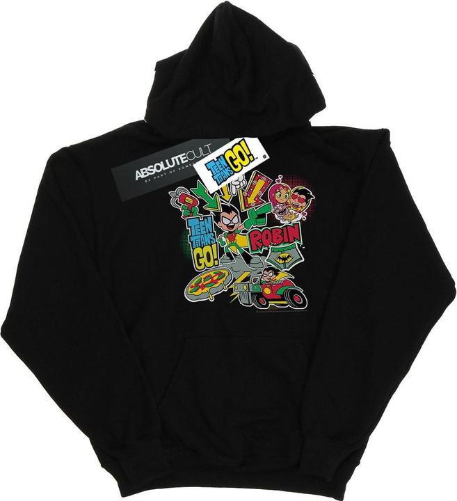 Produktbild Teen Titans Go Robin Montage Kapuzenpullover (4XL)