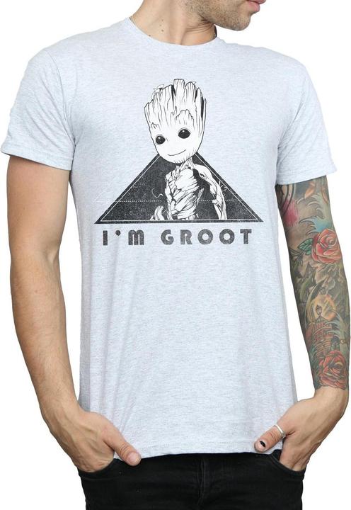 Produktbild Guardians Of The Galaxy Vol. 2 Groot Mono Triangle TShirt (XXL)