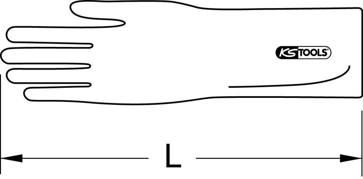 Produktbild KS Tools Elektriker-Schutzhandschuh mit Mechanisc (10)