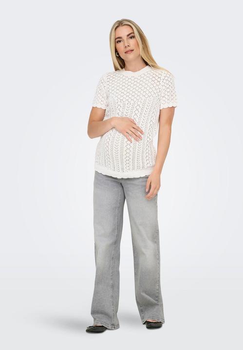 Actual product image Only Maternity OLMJUICY Hohe Taille Weiter Beinschnitt Jeans Jeans mit weitem Bein (XS)