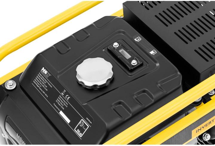 Produktbild MSW Inverter Stromerzeuger Benzin Stromaggregat Generator 2500 W 230 V AC manuell (2500 W, 5 l)