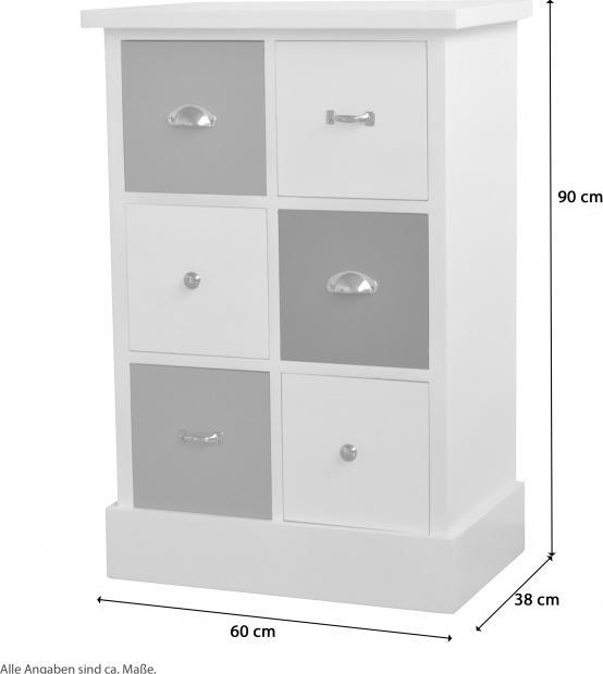 Produktbild Möbel Direkt Online Silka (60 x 38 x 90 cm)
