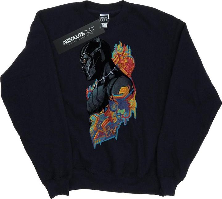 Black Panther Profile Sweatshirt Jungen