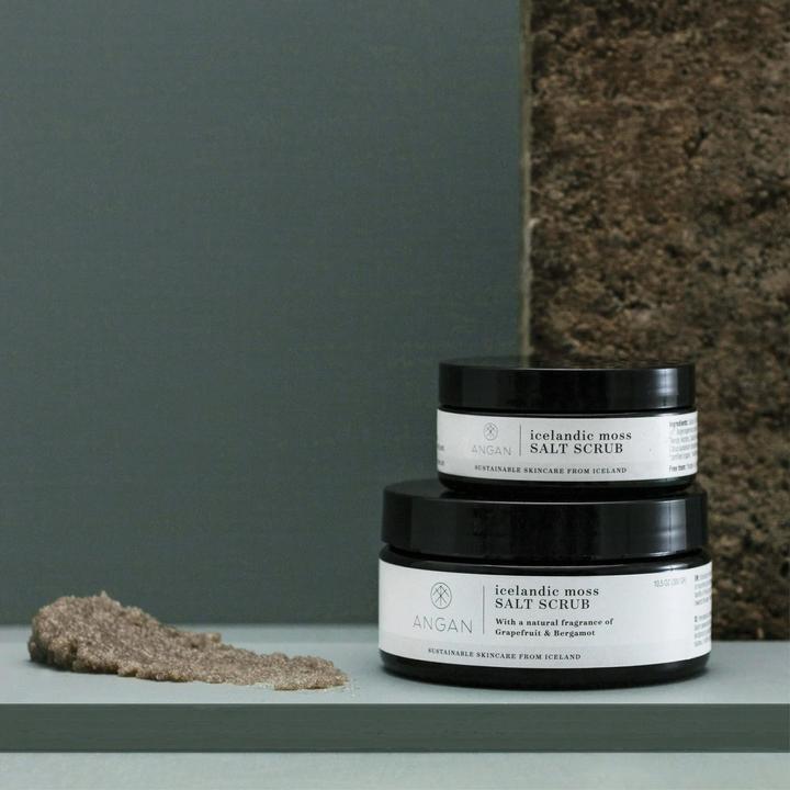 Actual product image Angan Icelandic Moss Salt Scrub (100 ml)