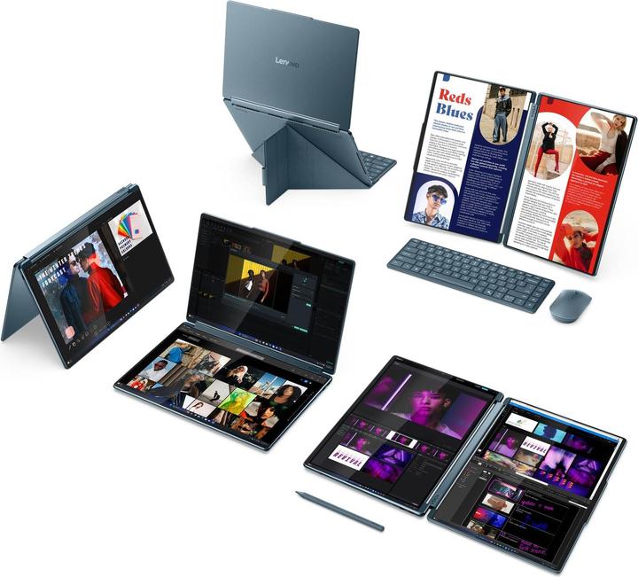 Immagine prodotto Lenovo Yoga Book 9 (14", Intel Core Ultra 7 255H, 32 GB, 1000 GB, DE)