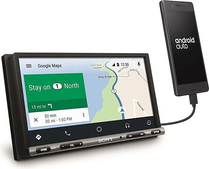 Actual product image Sony moniceiver (Android car, Apple Carplay)