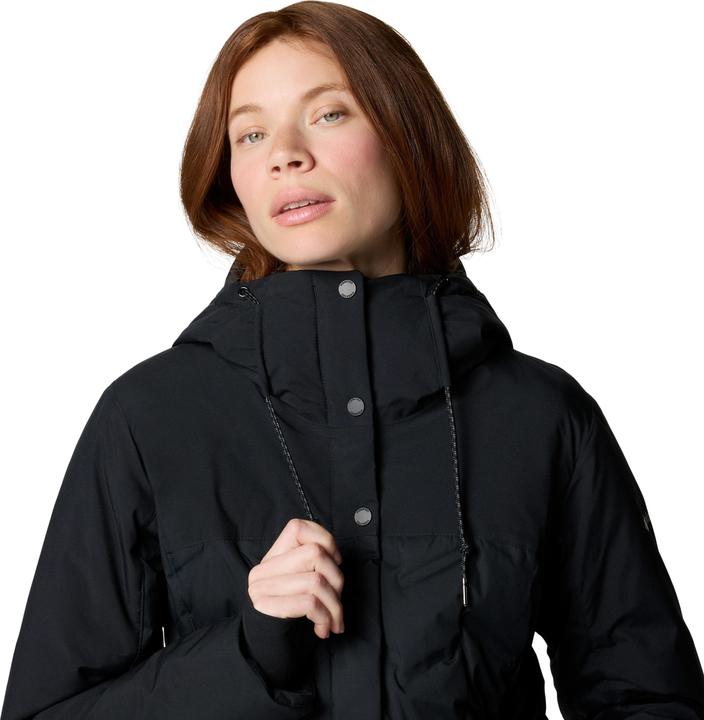 Immagine prodotto Columbia Chaqueta impermeable de plumón y largo medio con capucha Mountain Croo™ III para mujer (XL)