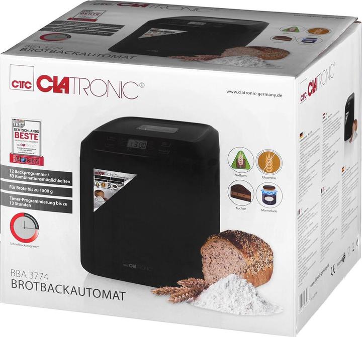 Actual product image Clatronic Breadmaker