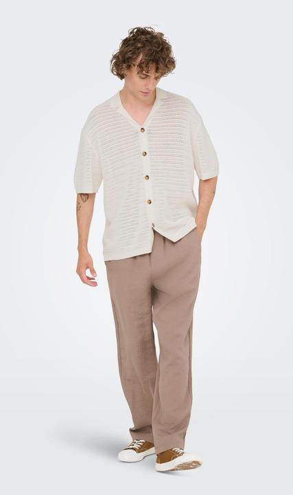 Actual product image Only & Sons ONSTHIAGO Gestricktes Polo-Hemd Polo (L)