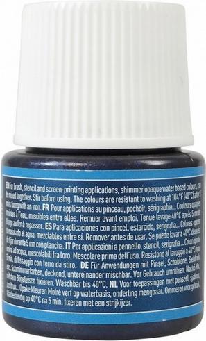 Image du produit Pebeo Setacolor opaque (Noir corbeau chatoyant, 45 ml)