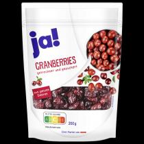 Image du produit ja! Oui! canneberges, sachet de 200g (200 g)