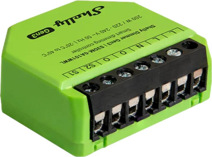 Actual product image Shelly Dimmer Gen3 (Dimming actuator)