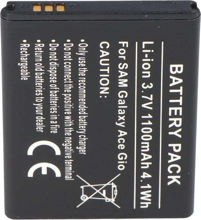Actual product image Samsung Akku Galaxy ACE Akku EB494358VU