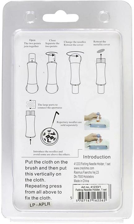 Actual product image Creativ Company Felting needle holder and 7 needles