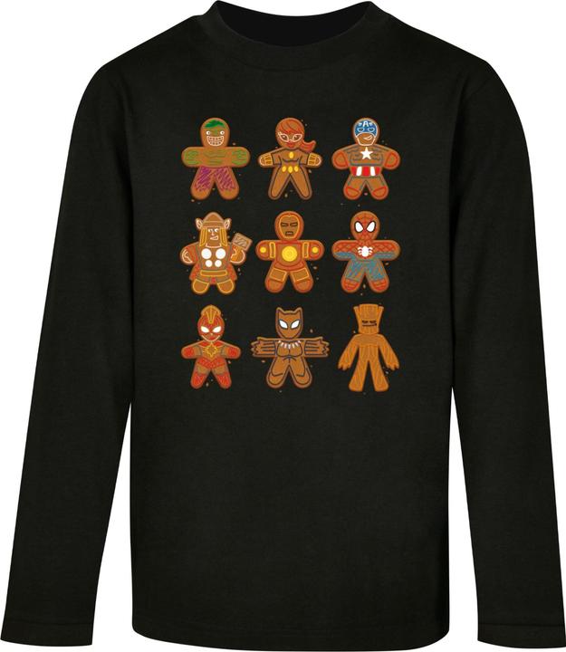 Immagine prodotto Absolute Cult Bambini Marvel Universe - Maglia a maniche lunghe natalizia dei Vendicatori Pan di Zenzero - 124579 (158, 164)