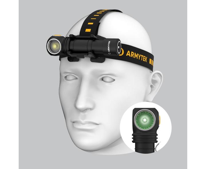 Image du produit ArmyTek Wizard C2 WG Warm LED Lampe frontale alimentée par batterie 1100lm 13h F09201W (1100 lm)