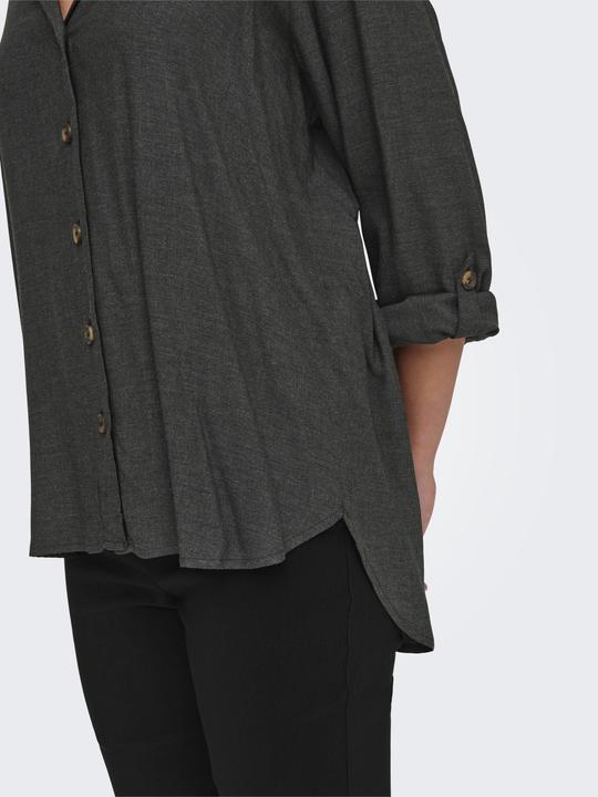 Produktbild JdY Locker geschnitten Hemdkragen Umgeschlagene Ärmelbündchen Voluminöser Armschnitt Hemd Top (XS)