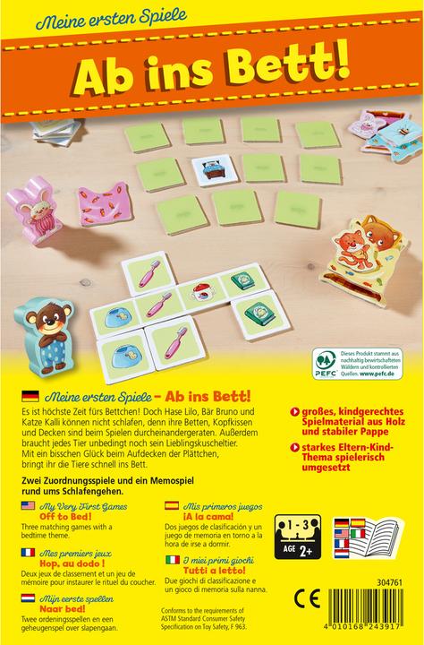 Produktbild Haba Meine ersten Spiele - Ab ins Bett! (Deutsch)