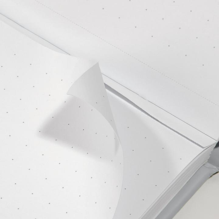 Image du produit Jolie Bloc-notes A6+ dotted, pêche (Pointillés, Couverture rigide)