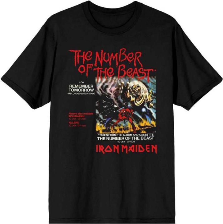 Actual product image Iron Maiden Number of the Beast Vinyl Promo Sleev T (M)