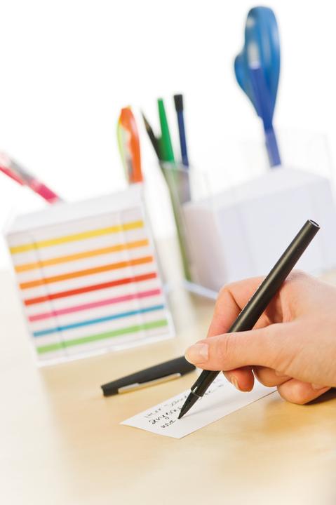 Produktbild Folia Zettelbox mit Stiftehalter