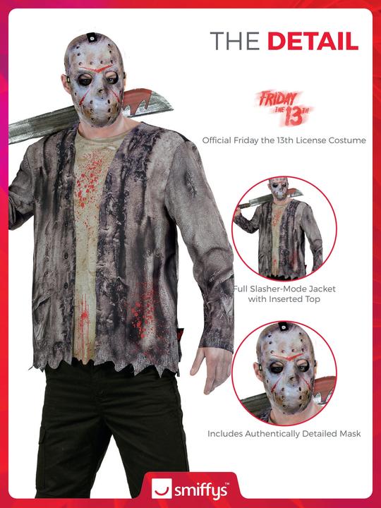 Produktbild Smiffys Freitag der 13. Jason Vorhees Kostüm (S)