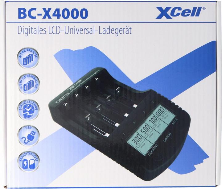 Produktbild AccuCell Schnell-Ladegerät passend für Li-ion Akku, NiCd und NiMH Akku (Ladegerät ohne Akku)